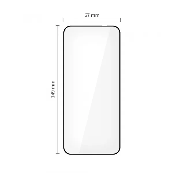Tech-Protect Glass Fit 2x ochranné sklo na Motorola Edge 50 Neo / 60 Neo, čierne