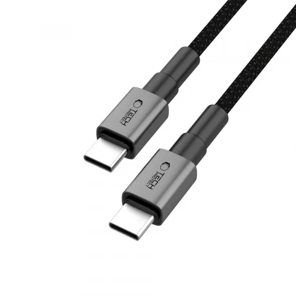 Tech-Protect Ultraboost MagTwist kábel USB-C 100W 5A PD 2m, šedý