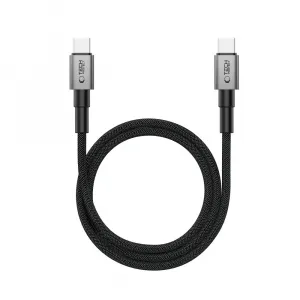 Tech-Protect Ultraboost MagTwist kábel USB-C 100W 5A PD 2m, šedý
