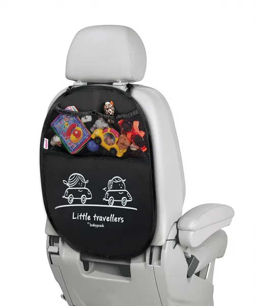 Babypack Organizér a ochrana autosedadla, čierny