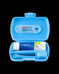 Curaprox Kids Travel Set cestovná sada na zuby, jazyk a ďasná pre deti 1 ks