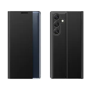 MG Sleep Case knižkové puzdro na Samsung Galaxy S25 Edge, čierne