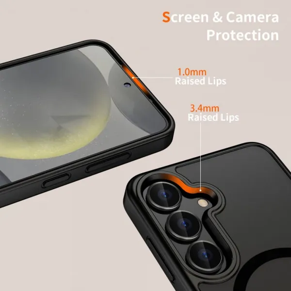 Tech-Protect MagMat MagSafe kryt na Samsung Galaxy S25 Edge, čierny