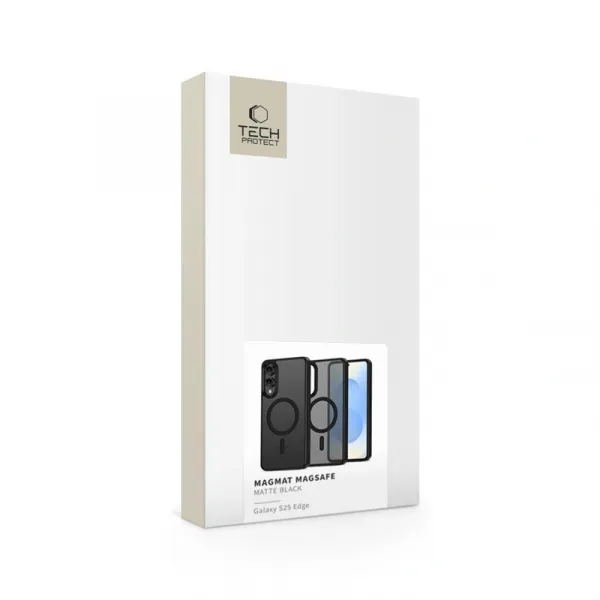Tech-Protect MagMat MagSafe kryt na Samsung Galaxy S25 Edge, čierny