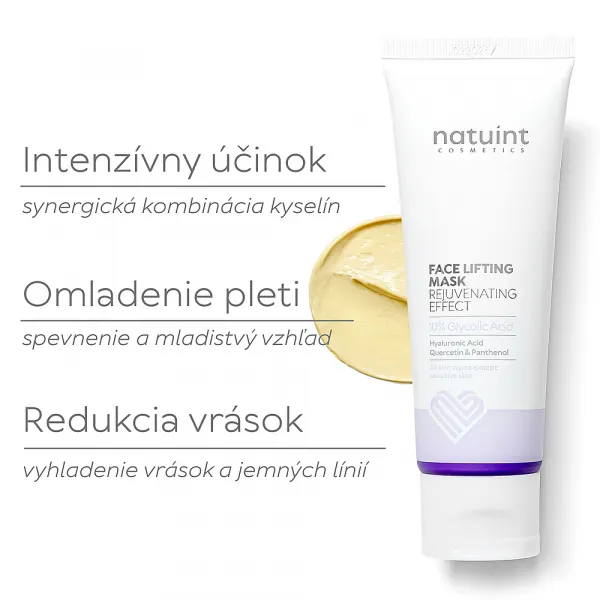Natuint cosmetics - Omladzujúca maska s liftingovým efektom