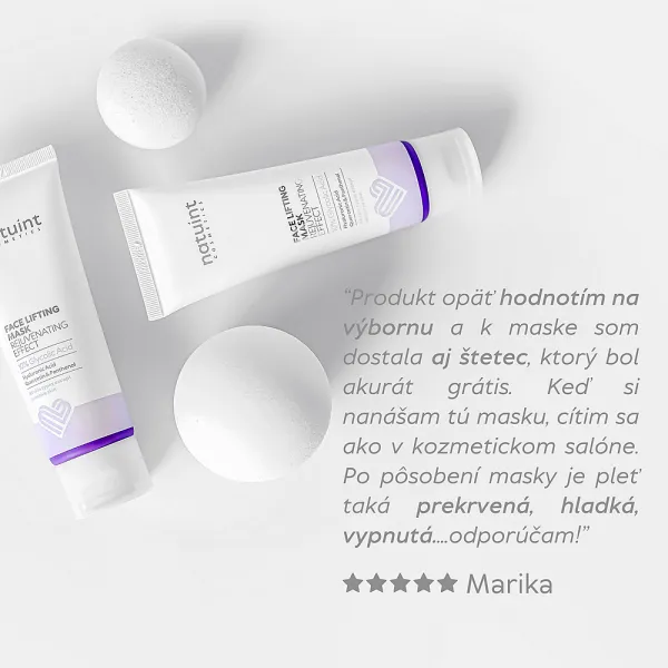 Natuint cosmetics - Omladzujúca maska s liftingovým efektom