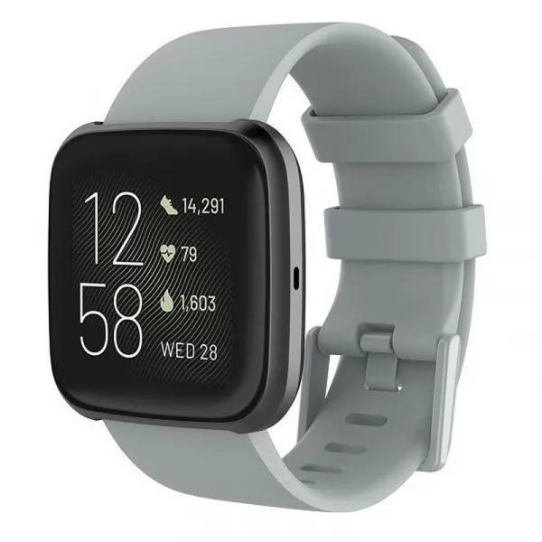 BStrap Silicone (Large) remienok na Fitbit Versa / Versa 2, gray (SFI010C04)