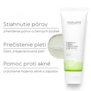 Natuint cosmetics - Maska na stiahnutie pórov - čistiaci komplex