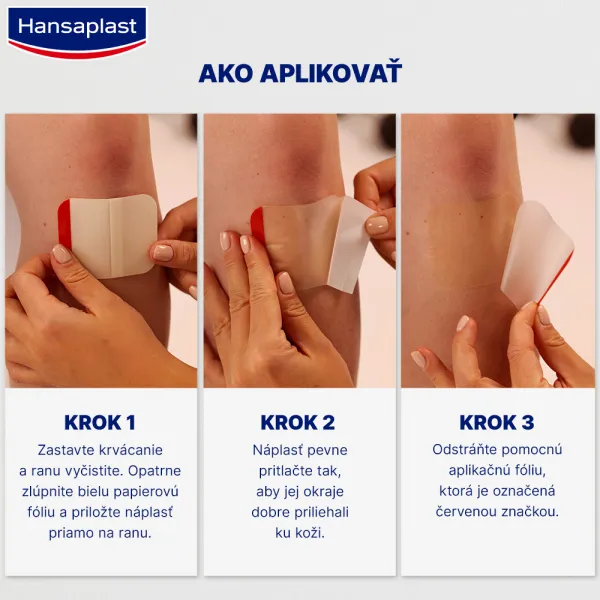 Hansaplast Hydrokoloidná náplasť Second Skin