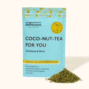 Delhicious, Coconut Black Tea Body Scrub