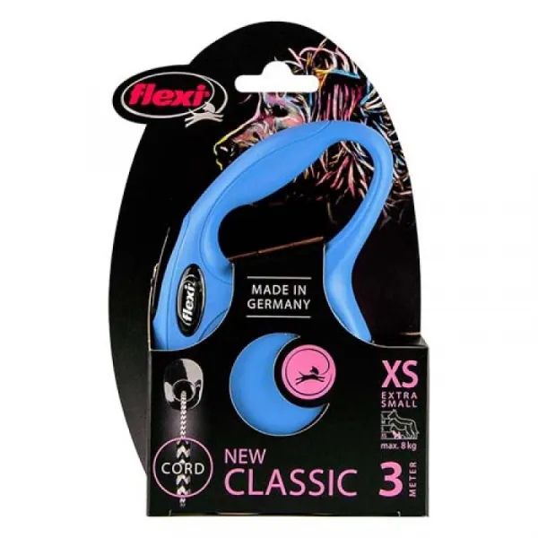 Vodítko Flexi Classic New lanko XS modré 3m
