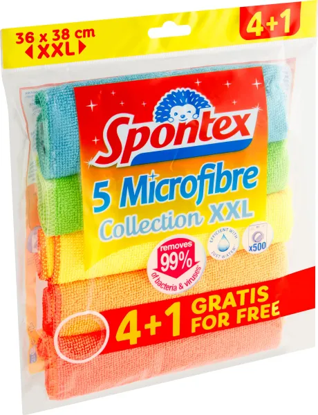 Spontex Microfibre Eco XXL 4+1