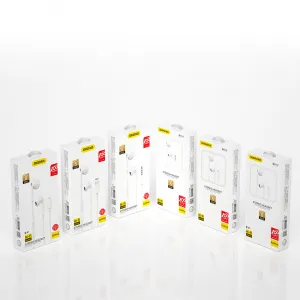 Dudao X14ProL slúchadlá do uší Lightning, biele (X14PROL-W1)