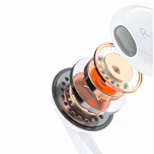 Dudao X14ProL slúchadlá do uší Lightning, biele (X14PROL-W1)