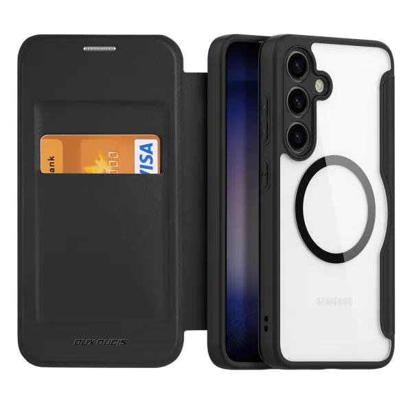 Dux Ducis Skin X knižkové puzdro na Samsung Galaxy S24 Plus, čierne