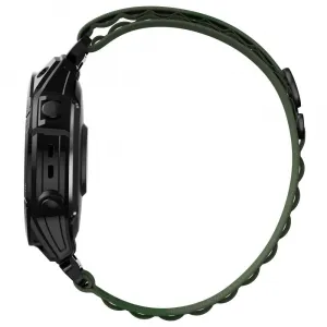 Tech-Protect Nylon remienok na Garmin Fenix 5 / 6 / 6 Pro / 7 / 8 47mm / E, military green