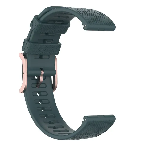 BStrap Silicone Rain remienok na Xiaomi Amazfit GTR Mini, dark green