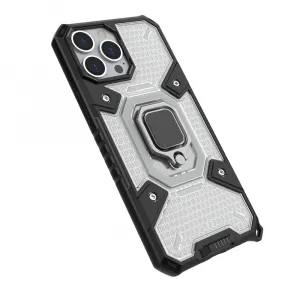 MG Capsule Ring plastový kryt na iPhone 13, priesvitný
