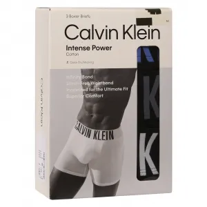 3PACK pánske boxerky Calvin Klein čierne (NB3609A-ZDM) M, trenky
