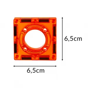 Viacfarebnáedukačnámagnetickástavebnica3D-110dielov