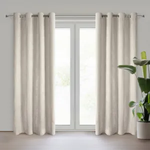 Hotový záves NILO svetlobéžový - na priechodkách