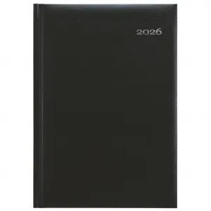 GRASPO Diár Kronos denný A5 14,8 x 21 cm čierny 2026