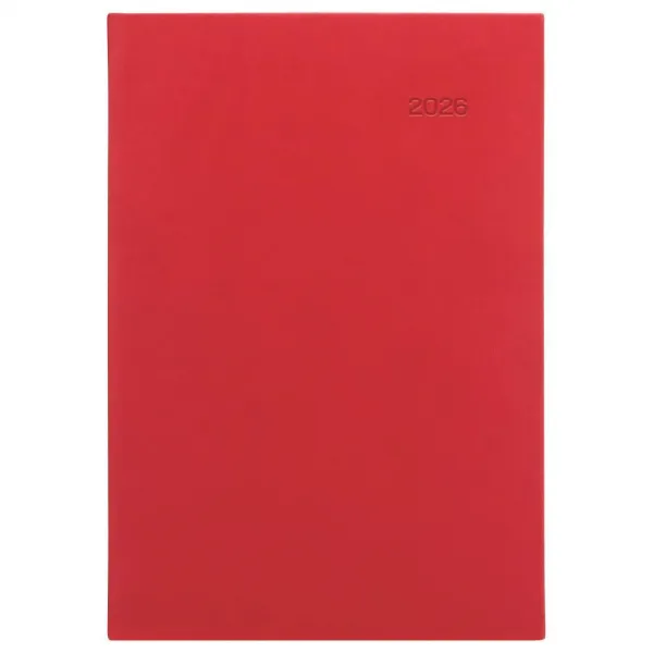 Diár Viva denný A5 14,8 x 21 cm červený 2026