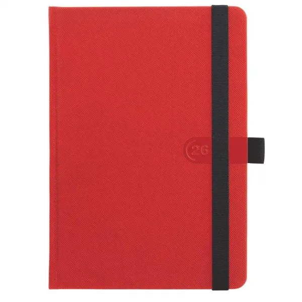 GRASPO Diár Trendy denný A5 14,8 x 21 cm červený 2026