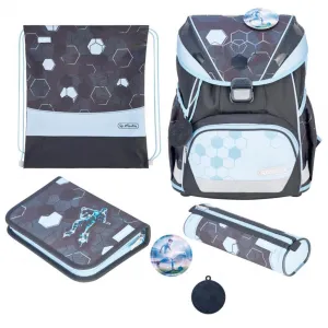 Školská taška Herlitz UltraLight+XL Futbal, sada