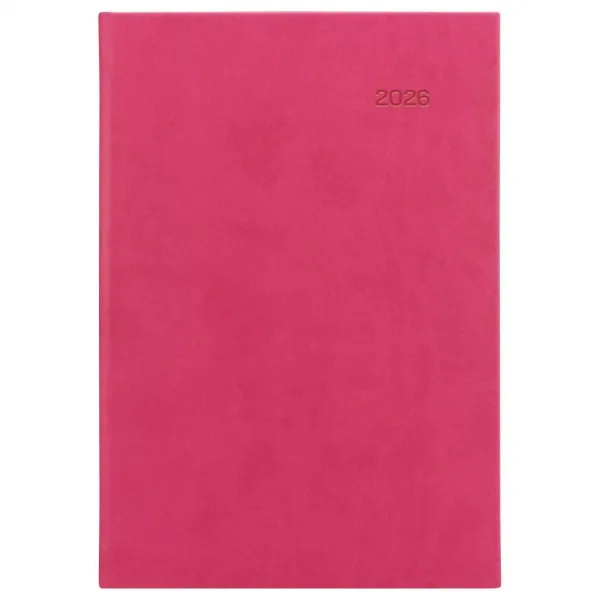 GRASPO Diár Viva denný A5 14,8 x 21 cm ružový 2026
