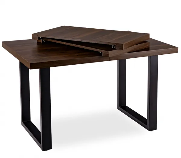 JAKS Rozkladací stôl 130 - 230 cm orech Tomas čierny