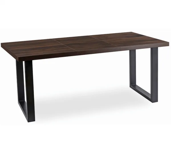 JAKS Rozkladací stôl 130 - 230 cm orech Tomas čierny