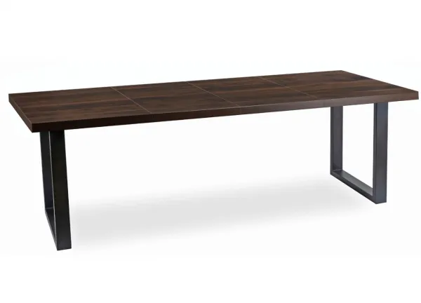 JAKS Rozkladací stôl 130 - 230 cm orech Tomas čierny