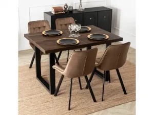 JAKS Rozkladací stôl 130 - 230 cm orech Tomas čierny