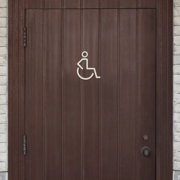 Drevený piktogram - Invalid