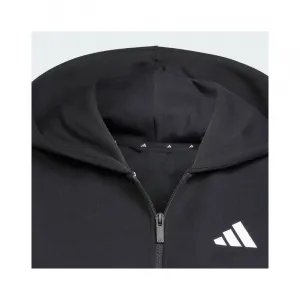 Dámska mikina so zipsom ADIDAS W FI 3S FZ HD BLACK