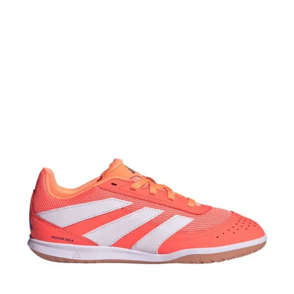 Chlapčenské futbalové kopačky halové ADIDAS Predator Club Jr IC signal coral cloud white beam orange