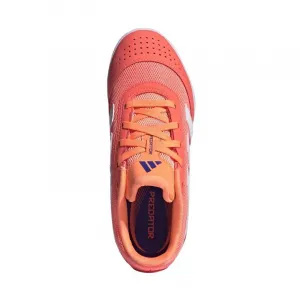 Chlapčenské futbalové kopačky halové ADIDAS Predator Club Jr IC signal coral cloud white beam orange