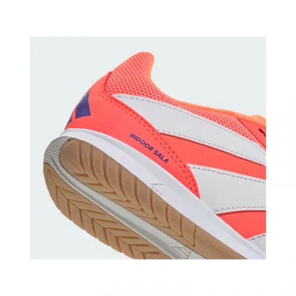 Chlapčenské futbalové kopačky halové ADIDAS Predator Club Jr IC signal coral cloud white beam orange