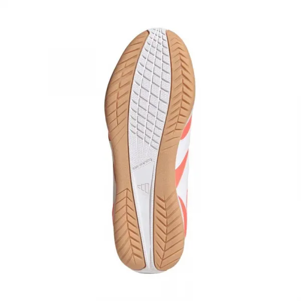 Chlapčenské futbalové kopačky halové ADIDAS Predator Club Jr IC signal coral cloud white beam orange