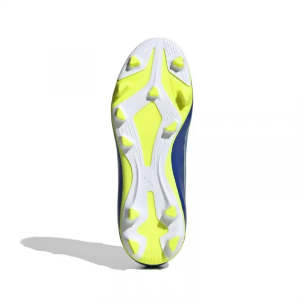 Chlapčenské futbalové kopačky outdoorové ADIDAS F50 Messi Club Jr FG MG team royal blue solar yellow semi blue burst