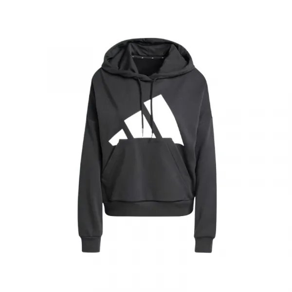 Dámska mikina s kapucňou ADIDAS W BL FT HD BLACK WHITE