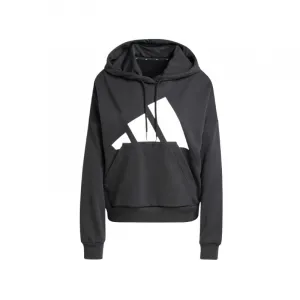 Dámska mikina s kapucňou ADIDAS W BL FT HD BLACK WHITE
