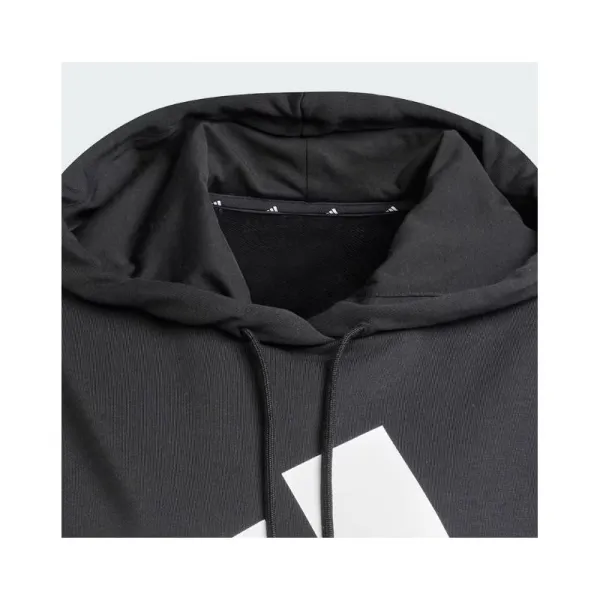 Dámska mikina s kapucňou ADIDAS W BL FT HD BLACK WHITE