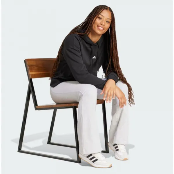 Dámska mikina s kapucňou ADIDAS W SL FT HD BLACK WHITE