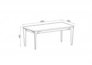 Kancelársky stôl Houseland Profit Office 01 120 cm dub prírodný