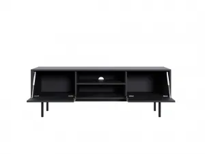 Vivaldi TV stolík Viva 154 cm čierny