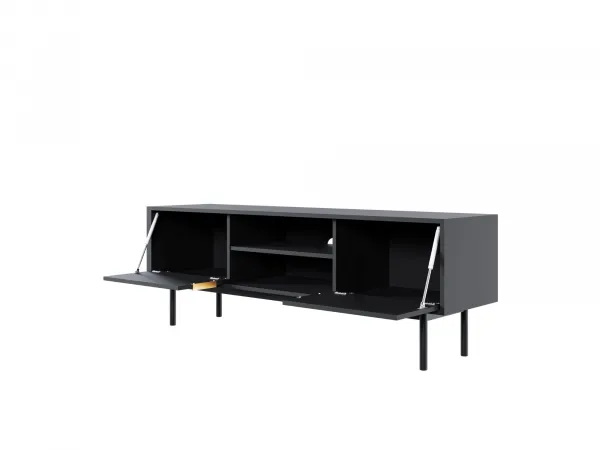 Vivaldi TV stolík Viva 154 cm čierny