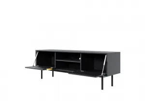 Vivaldi TV stolík Viva 154 cm čierny