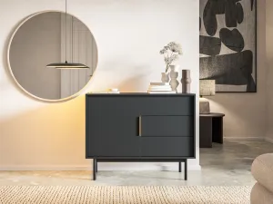 Vivaldi Komoda Viva 104 cm čierna